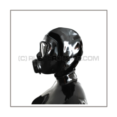 Deluxe gasmask-zipper-hood HR-MF with speech diaphragm - model RANKSING MF11